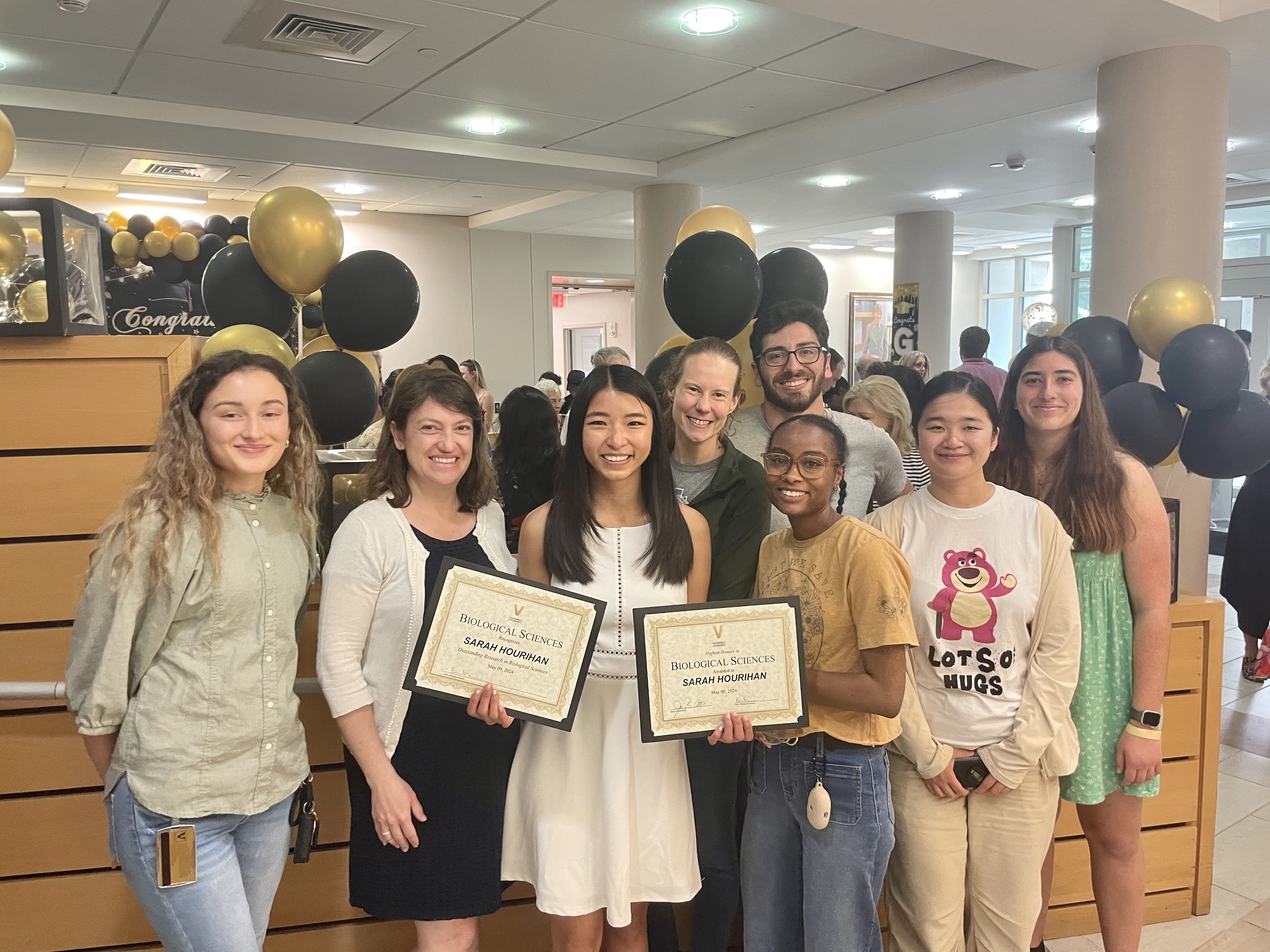 Graduation Photo with Lab